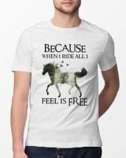 Because When I Ride Classic T-Shirt lifestyle-mens-crewneck-front-13