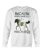Because When I Ride Crewneck Sweatshirt tile