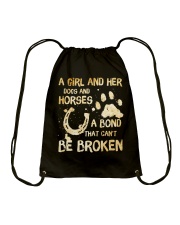 Dogs and Horses Drawstring Bag thumbnail