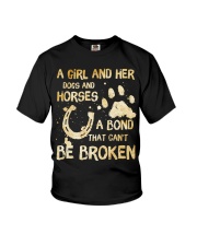 Dogs and Horses Youth T-Shirt thumbnail