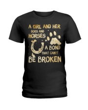 Dogs and Horses Ladies T-Shirt thumbnail