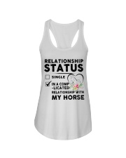 Relationship Status Ladies Flowy Tank tile