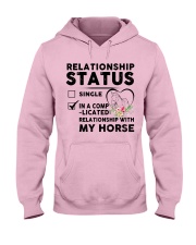 Relationship Status Hooded Sweatshirt front