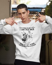 Talk To My Horse Crewneck Sweatshirt apparel-crewneck-sweatshirt-lifestyle-04