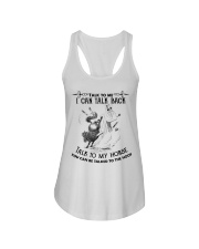 Talk To My Horse Ladies Flowy Tank tile