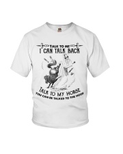 Talk To My Horse Youth T-Shirt tile