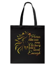 Horses Are Like Fine Wine Tote Bag thumbnail