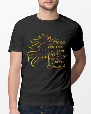 Horses Are Like Fine Wine Classic T-Shirt lifestyle-mens-crewneck-front-13