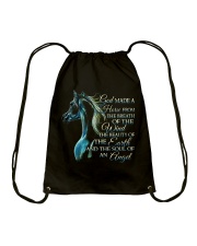 God Made A Horse Drawstring Bag tile