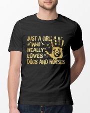 Dogs And Horses Classic T-Shirt lifestyle-mens-crewneck-front-13