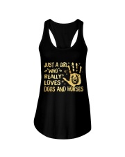Dogs And Horses Ladies Flowy Tank thumbnail