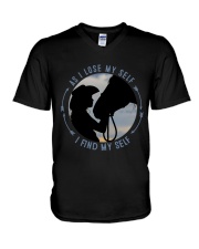 As I Lose My Self V-Neck T-Shirt thumbnail