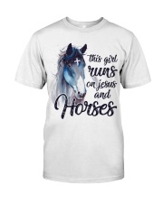 Jesus And Horses Premium Fit Mens Tee tile