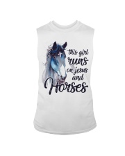 Jesus And Horses Sleeveless Tee tile