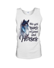 Jesus And Horses Unisex Tank tile