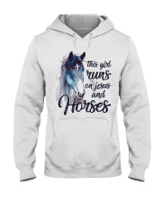 Jesus And Horses Hooded Sweatshirt tile