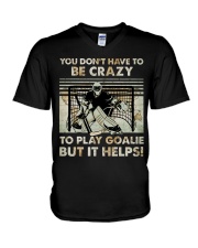 Play Goalie V-Neck T-Shirt thumbnail