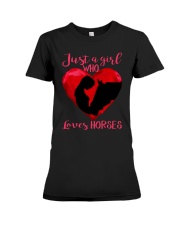 Love Horses Premium Fit Ladies Tee tile
