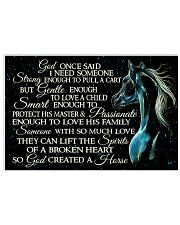 God Created A Horse 17x11 Poster front