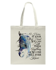 A Horse Is Your Best Friend Tote Bag tile
