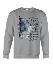 A Horse Is Your Best Friend Crewneck Sweatshirt front