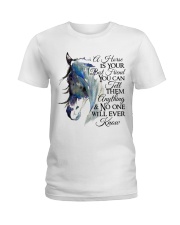 A Horse Is Your Best Friend Ladies T-Shirt tile