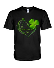 St Horse Tricks Day V-Neck T-Shirt tile