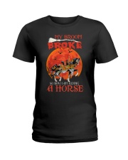 My Broom Broke Ladies T-Shirt tile
