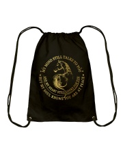 My Mind Still Talks To You Drawstring Bag tile