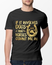 Dogs And Horses Classic T-Shirt lifestyle-mens-crewneck-front-13