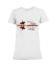 When I Ride Premium Fit Ladies Tee tile