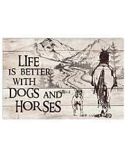 Dogs And Horses 17x11 Poster front