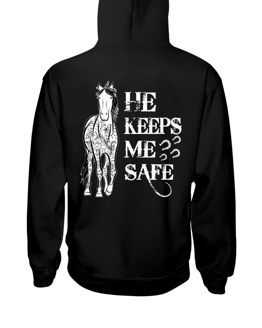 He Keeps Me Safe Hooded Sweatshirt
