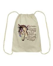 God Made A Horse Drawstring Bag tile