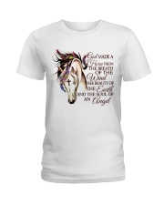 God Made A Horse Ladies T-Shirt tile