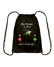 My Horse Is Calling Drawstring Bag tile