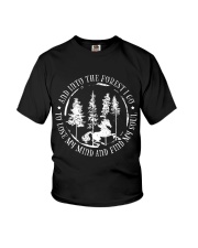 And Into The Forest I Go Youth T-Shirt thumbnail
