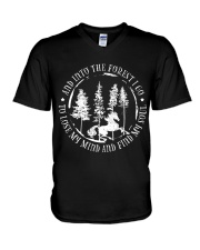 And Into The Forest I Go V-Neck T-Shirt thumbnail