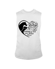 Horses And Dogs Sleeveless Tee tile