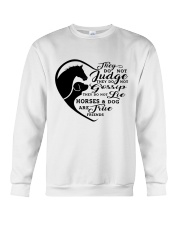 Horses And Dogs Crewneck Sweatshirt tile