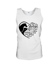 Horses And Dogs Unisex Tank tile