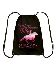 It Is A Beautiful Ride Drawstring Bag thumbnail