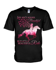 It Is A Beautiful Ride V-Neck T-Shirt thumbnail