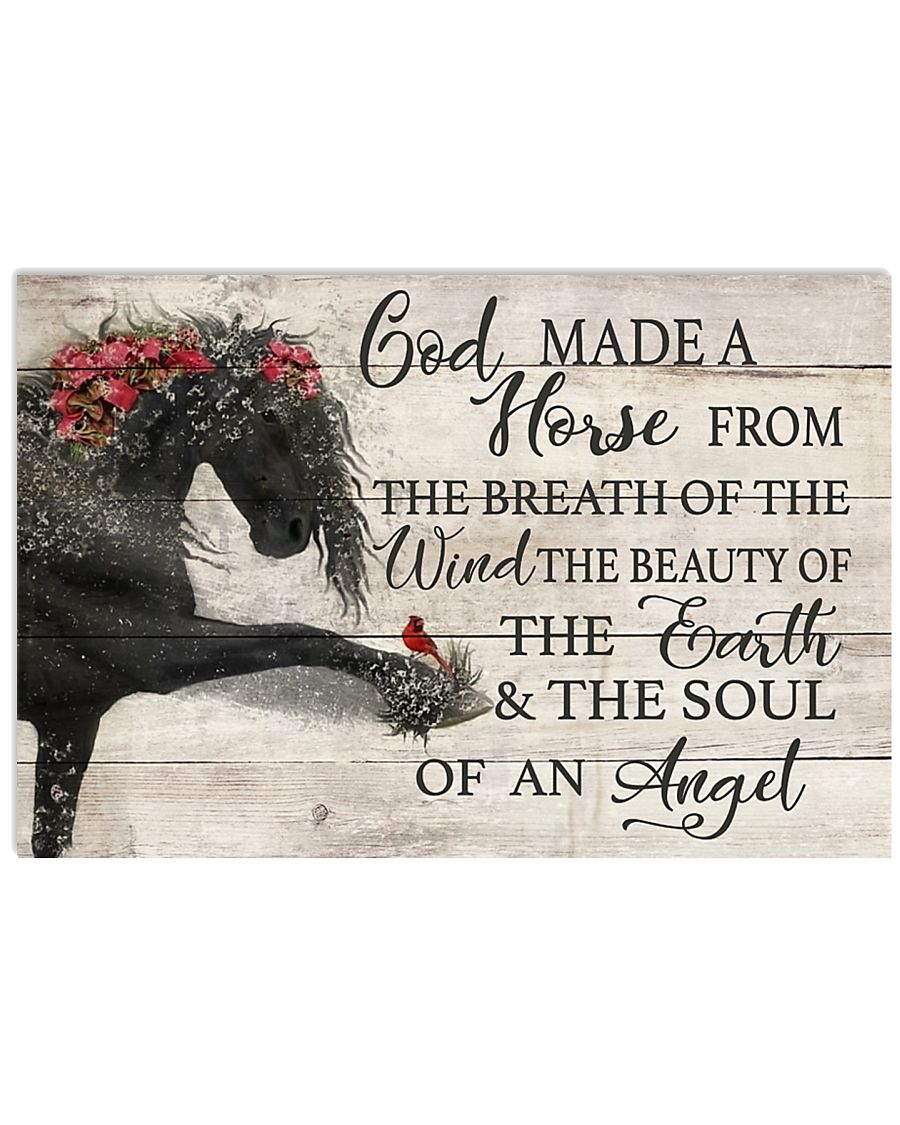 God Made A Horse 17x11 Poster