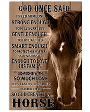 God Created A Horse 11x17 Poster front