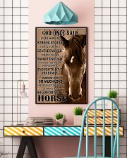 God Created A Horse 11x17 Poster lifestyle-poster-6