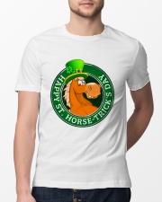 Happy St Horse Trick's Day Classic T-Shirt lifestyle-mens-crewneck-front-13