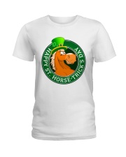 Happy St Horse Trick's Day Ladies T-Shirt tile