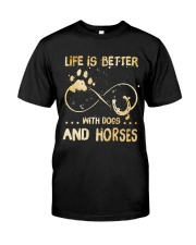 Dogs And Horses Classic T-Shirt thumbnail