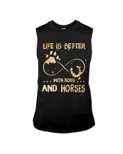 Dogs And Horses Sleeveless Tee thumbnail